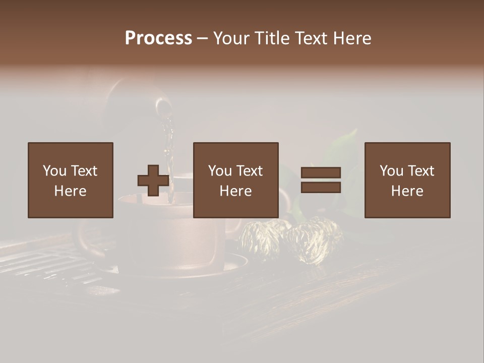 Pottery Horizontal Image PowerPoint Template