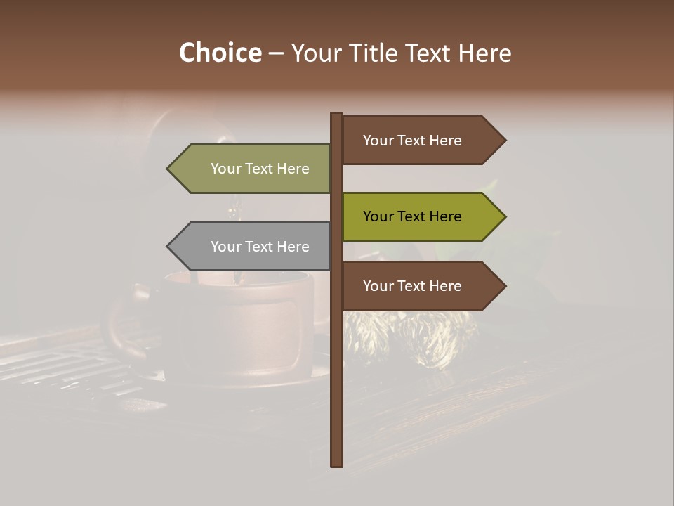 Pottery Horizontal Image PowerPoint Template