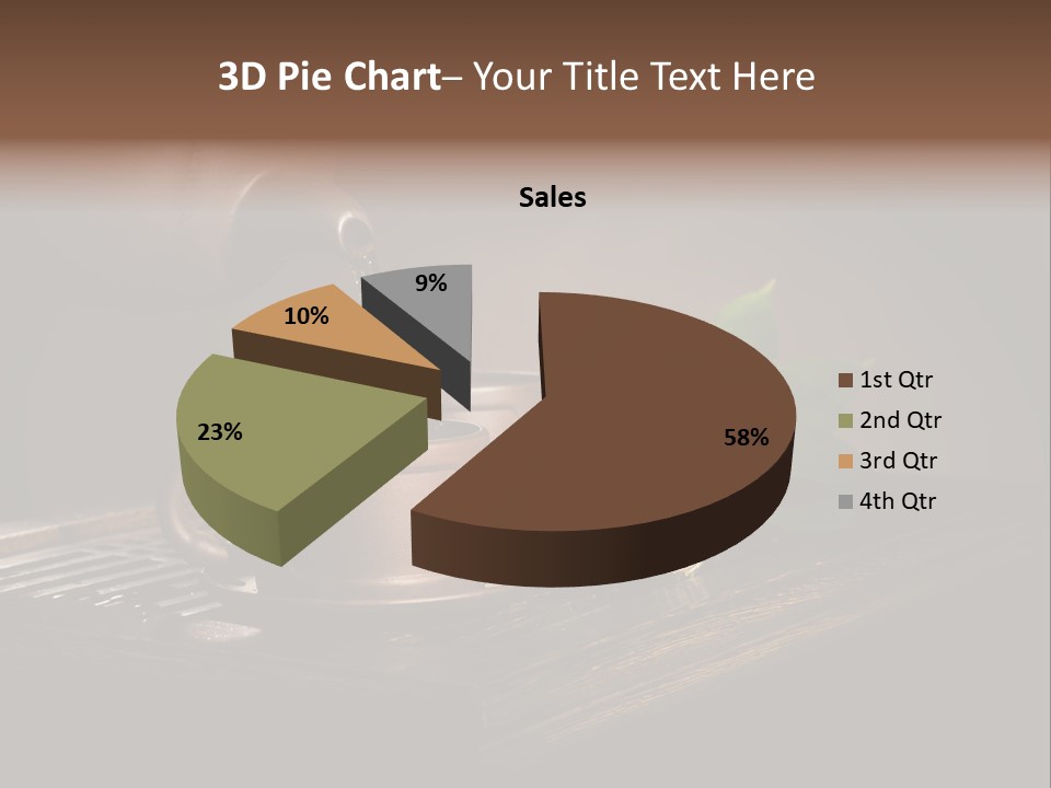Pottery Horizontal Image PowerPoint Template