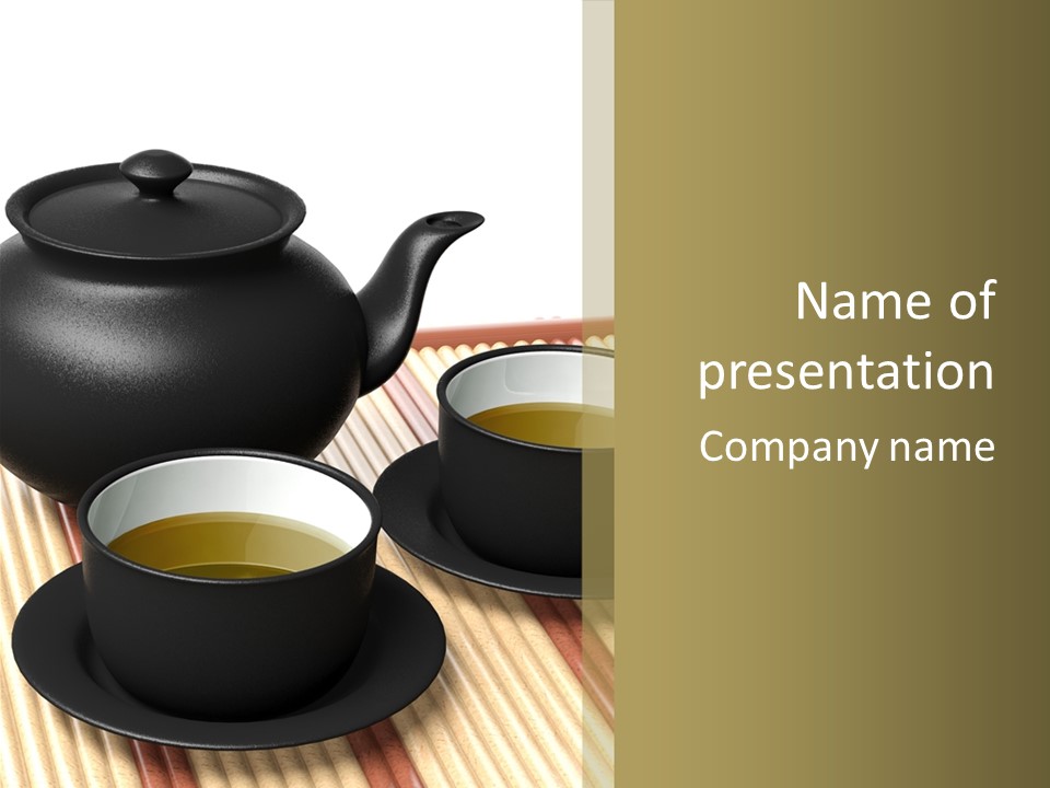 Aroma Bowl Herbs PowerPoint Template