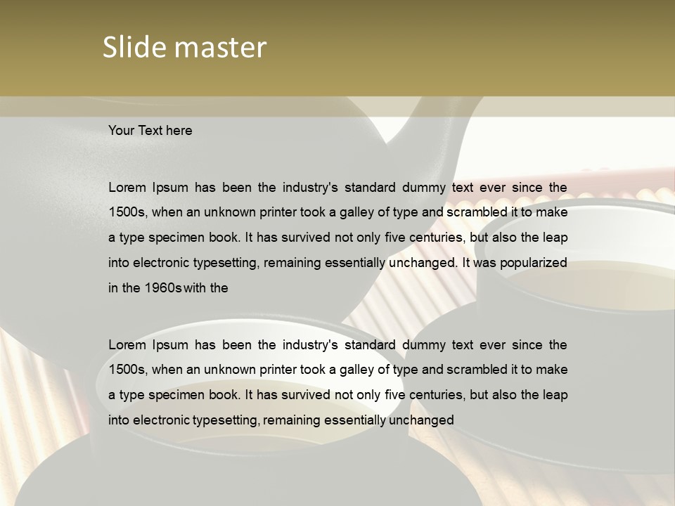 Aroma Bowl Herbs PowerPoint Template