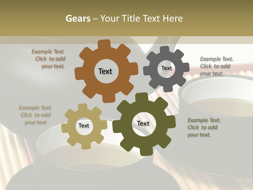 Aroma Bowl Herbs PowerPoint Template