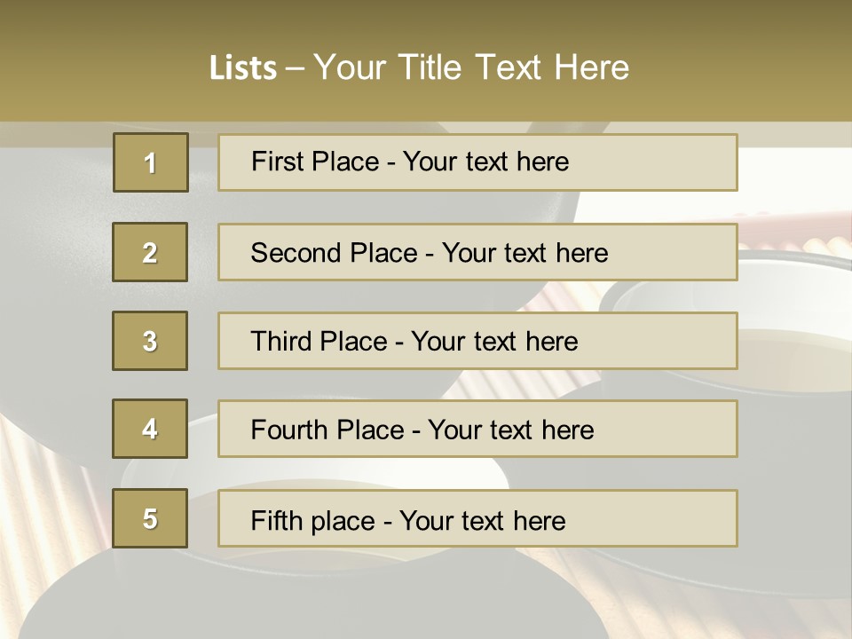 Aroma Bowl Herbs PowerPoint Template