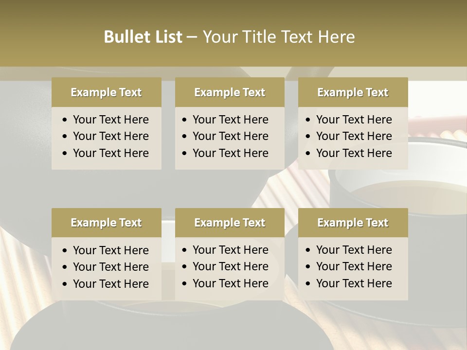 Aroma Bowl Herbs PowerPoint Template