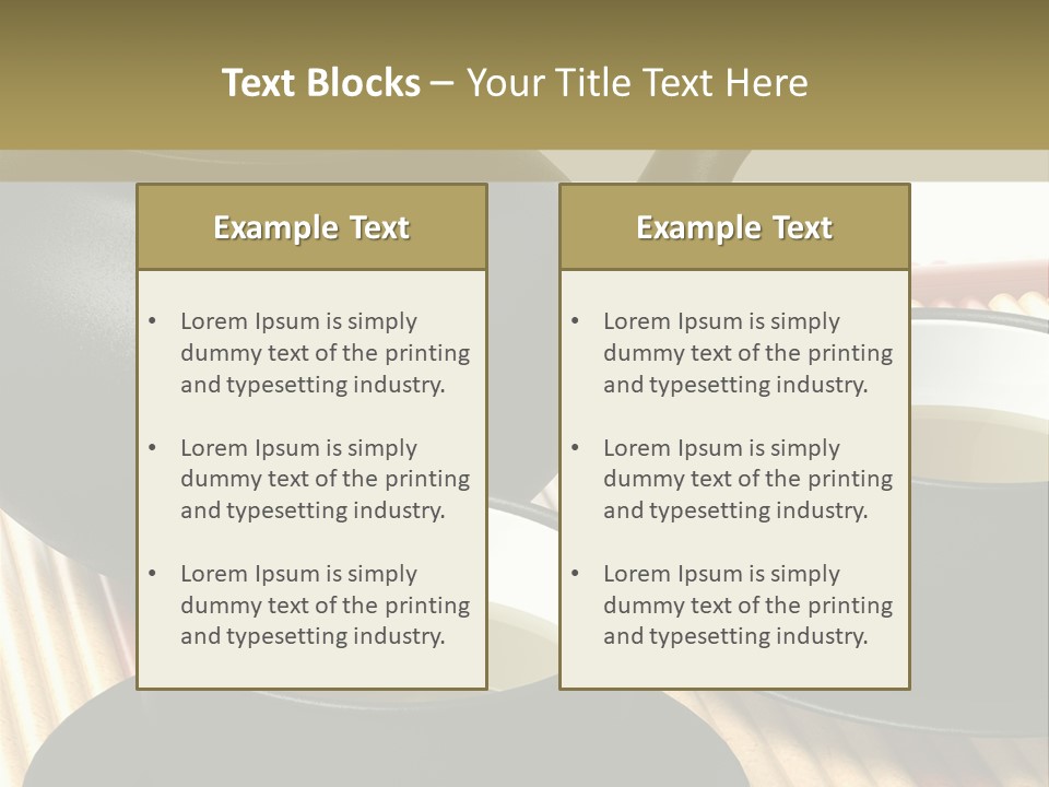 Aroma Bowl Herbs PowerPoint Template