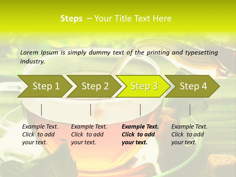 Ooutdoor Beauty Steam PowerPoint Template