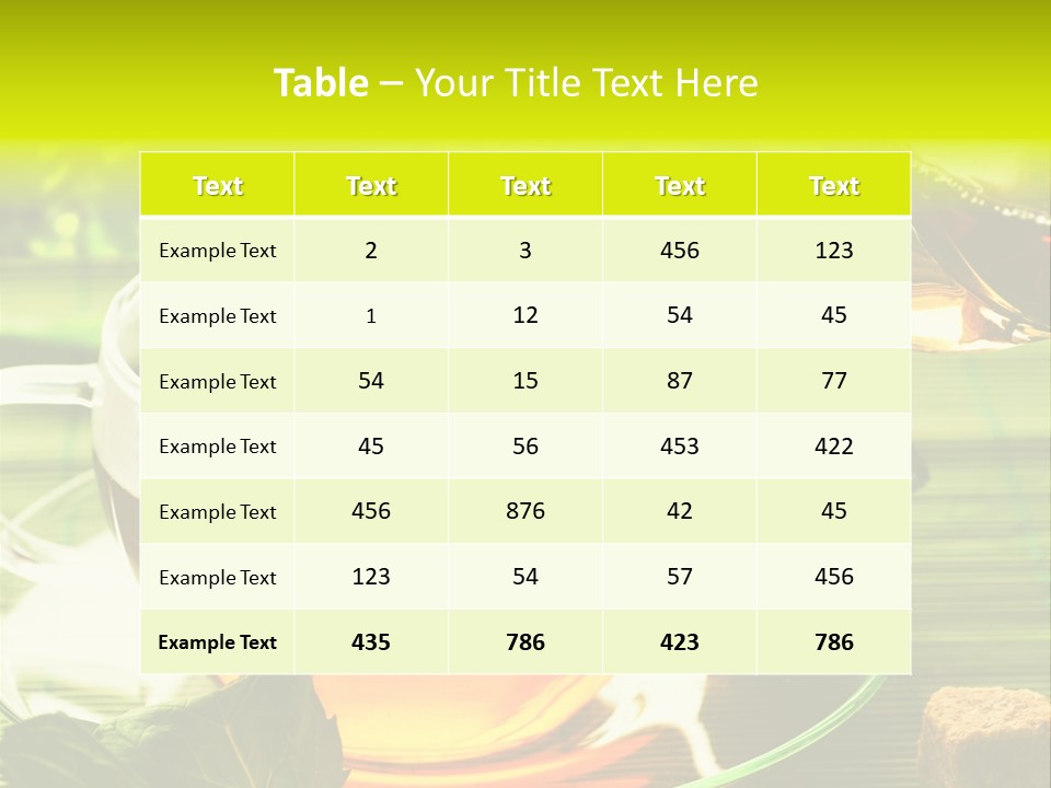 Ooutdoor Beauty Steam PowerPoint Template