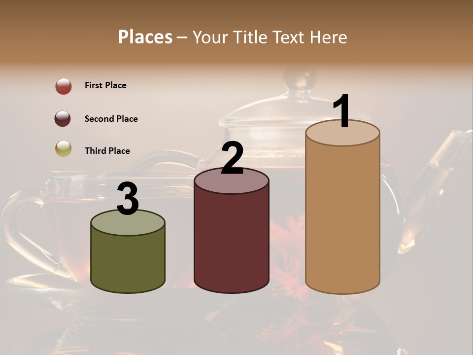 Ceremony Leaf Glass PowerPoint Template