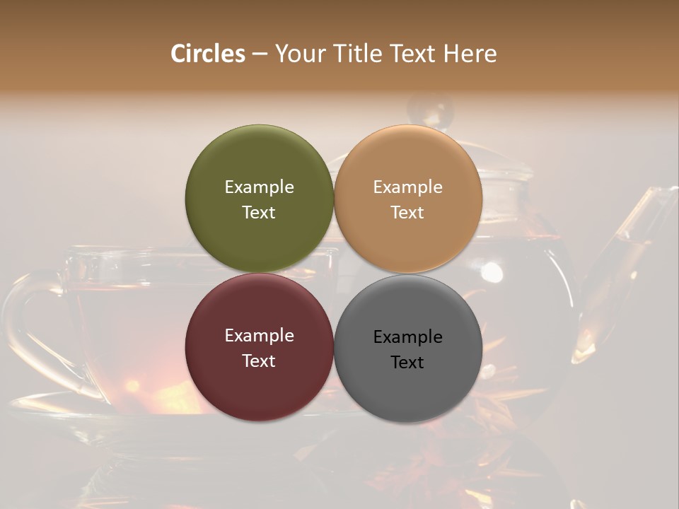 Ceremony Leaf Glass PowerPoint Template