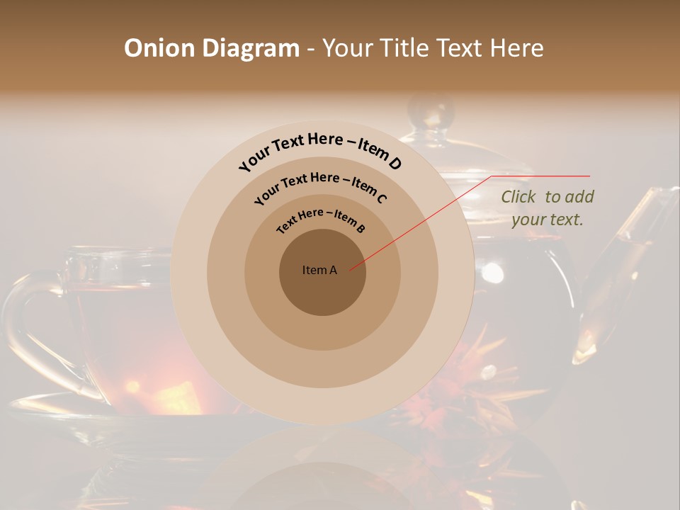 Ceremony Leaf Glass PowerPoint Template