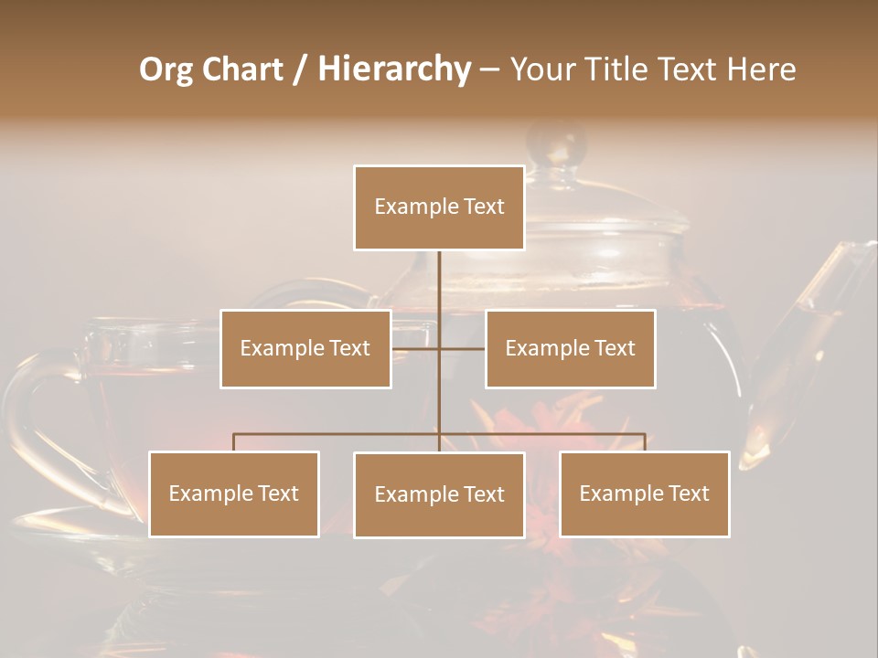 Ceremony Leaf Glass PowerPoint Template