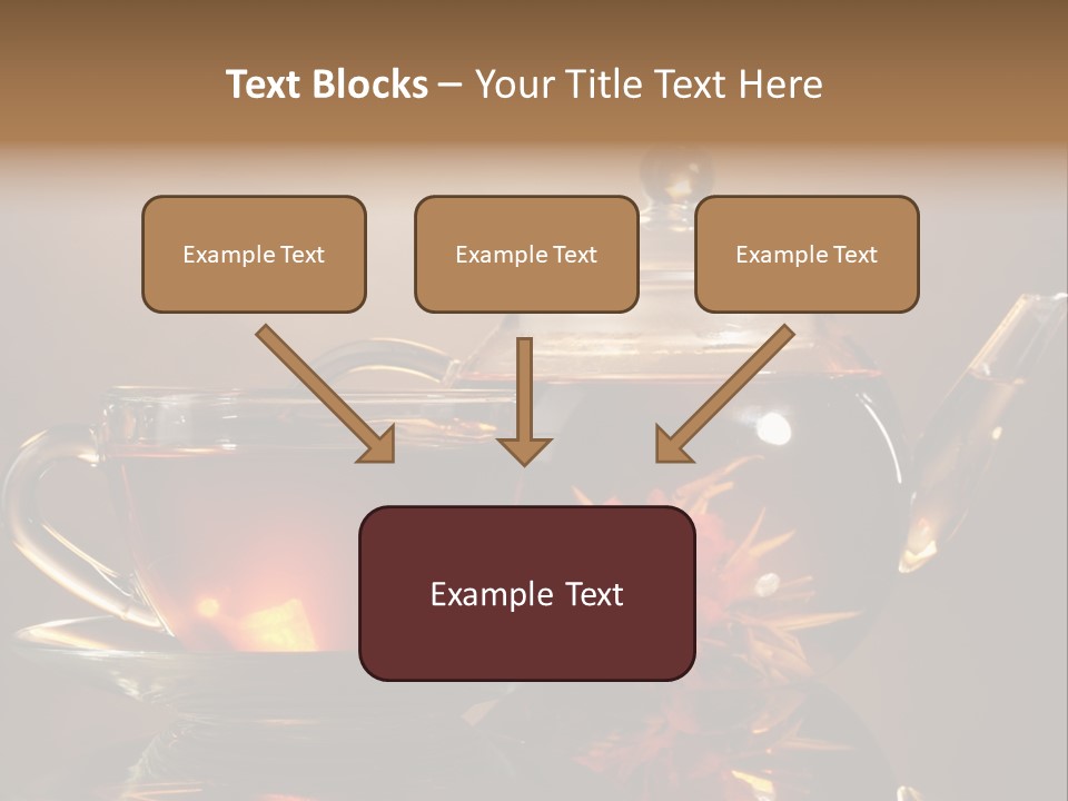 Ceremony Leaf Glass PowerPoint Template