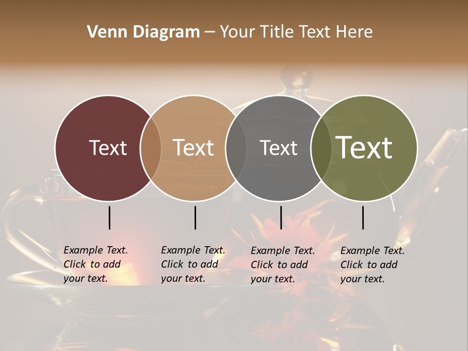 Ceremony Leaf Glass PowerPoint Template