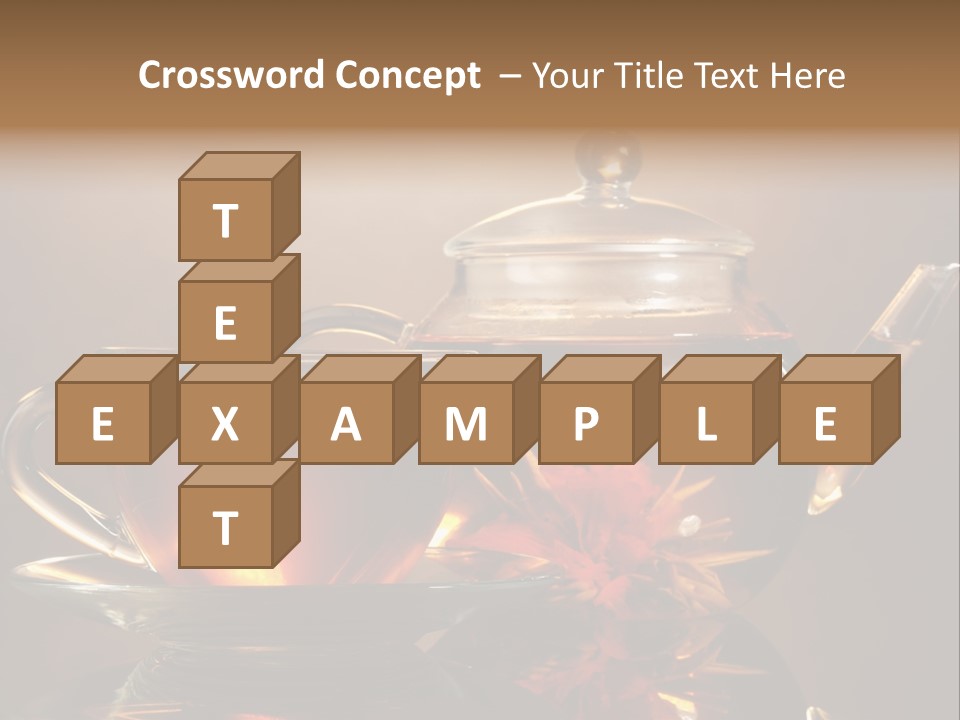 Ceremony Leaf Glass PowerPoint Template