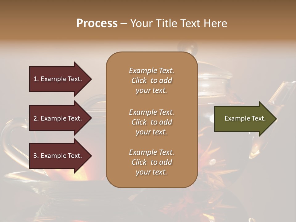 Ceremony Leaf Glass PowerPoint Template