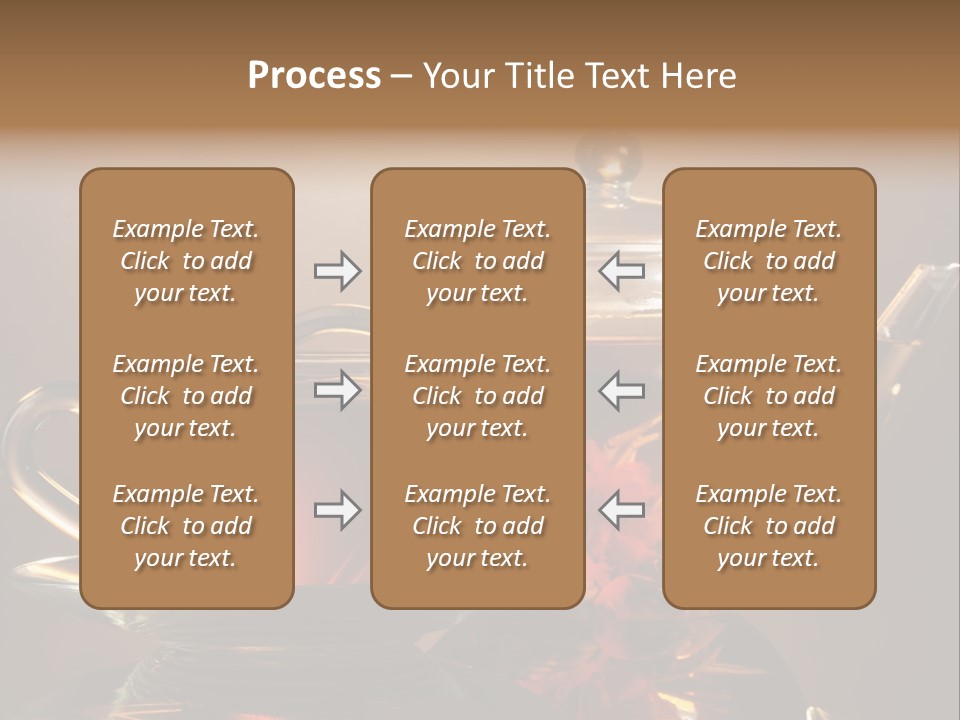 Ceremony Leaf Glass PowerPoint Template
