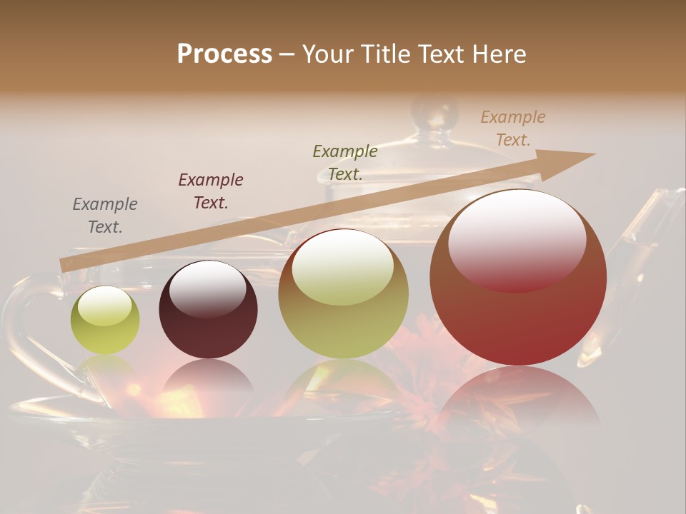 Ceremony Leaf Glass PowerPoint Template