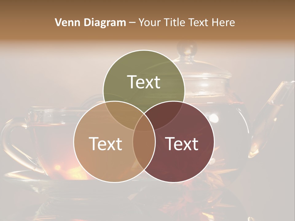 Ceremony Leaf Glass PowerPoint Template