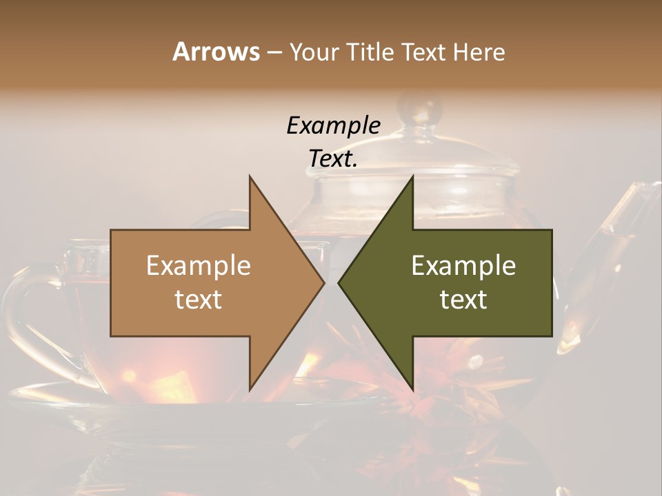 Ceremony Leaf Glass PowerPoint Template