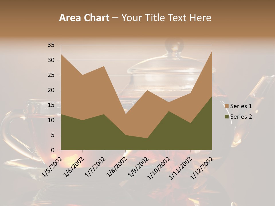 Ceremony Leaf Glass PowerPoint Template
