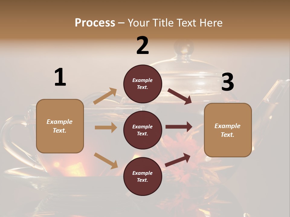 Ceremony Leaf Glass PowerPoint Template