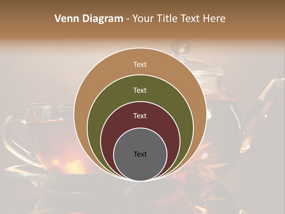 Ceremony Leaf Glass PowerPoint Template