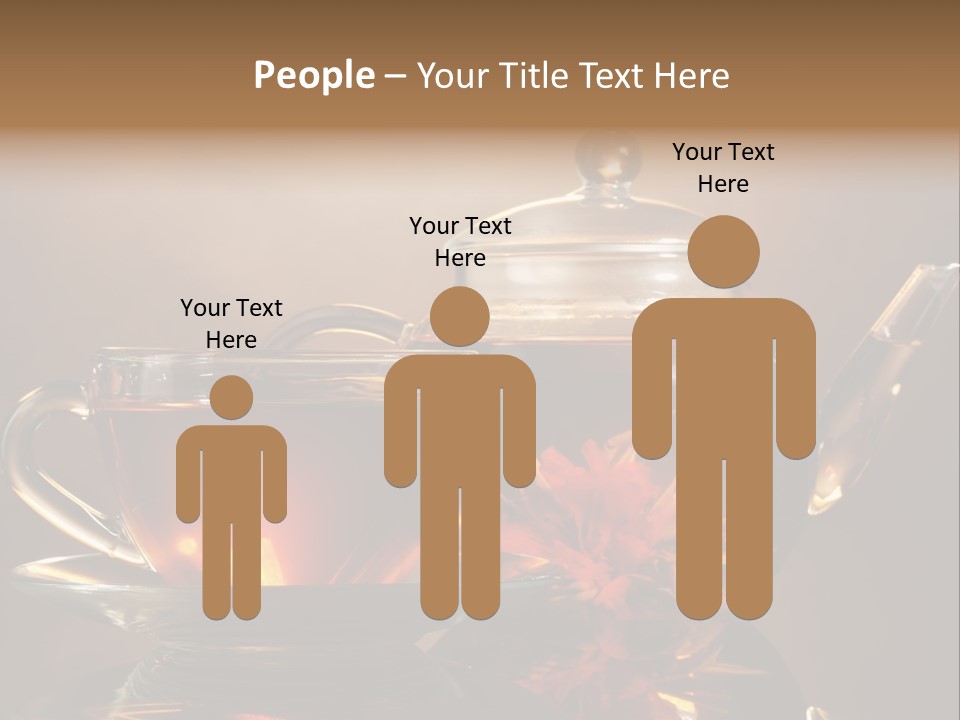 Ceremony Leaf Glass PowerPoint Template