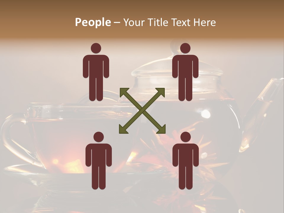 Ceremony Leaf Glass PowerPoint Template