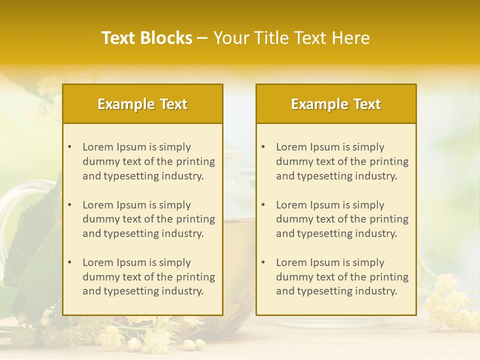 Relaxing Therapy Blue PowerPoint Template