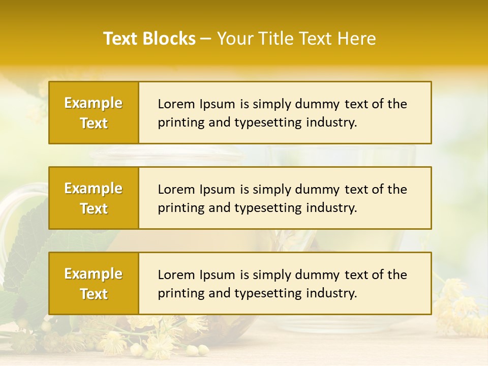 Relaxing Therapy Blue PowerPoint Template