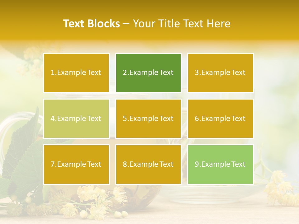 Relaxing Therapy Blue PowerPoint Template