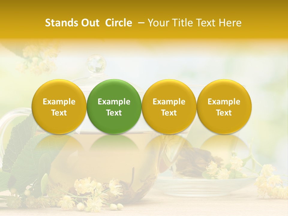 Relaxing Therapy Blue PowerPoint Template