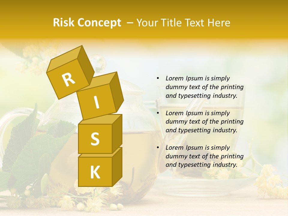 Relaxing Therapy Blue PowerPoint Template