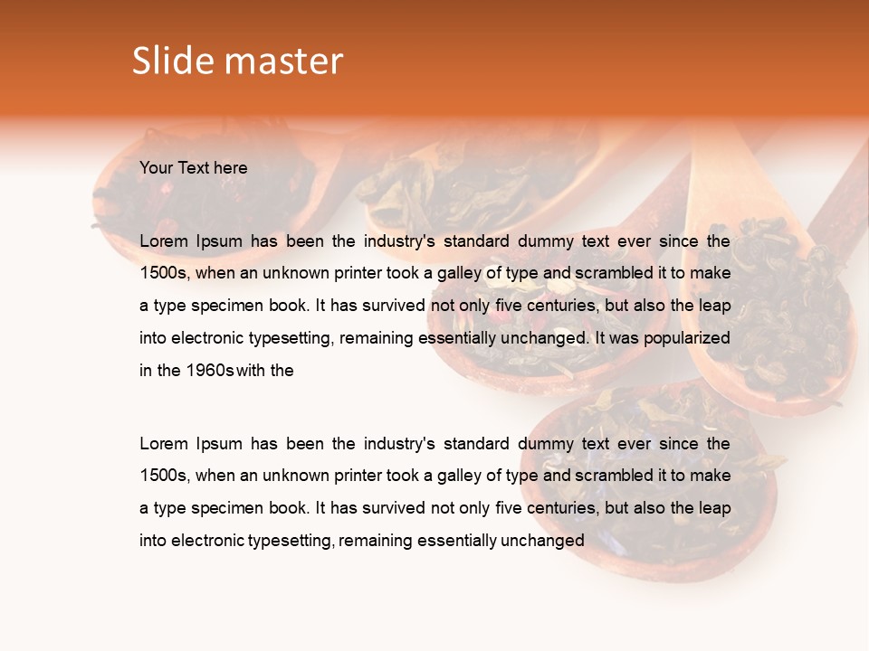 Drink Leaf Ceylon PowerPoint Template