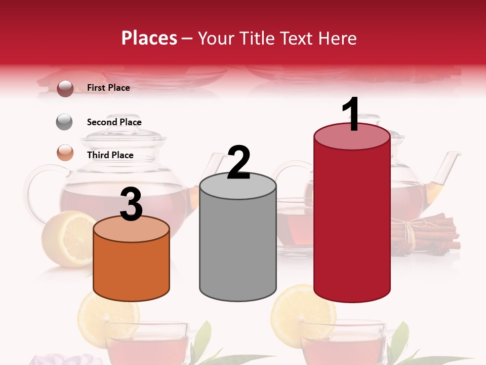 Orange Teapot Backgrounds PowerPoint Template