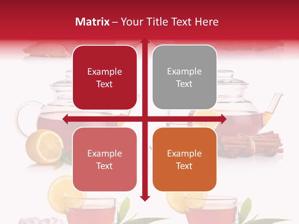 Orange Teapot Backgrounds PowerPoint Template