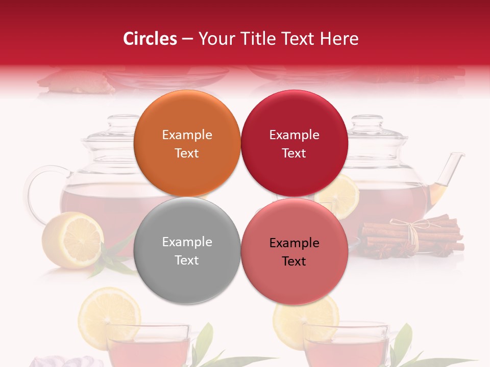 Orange Teapot Backgrounds PowerPoint Template