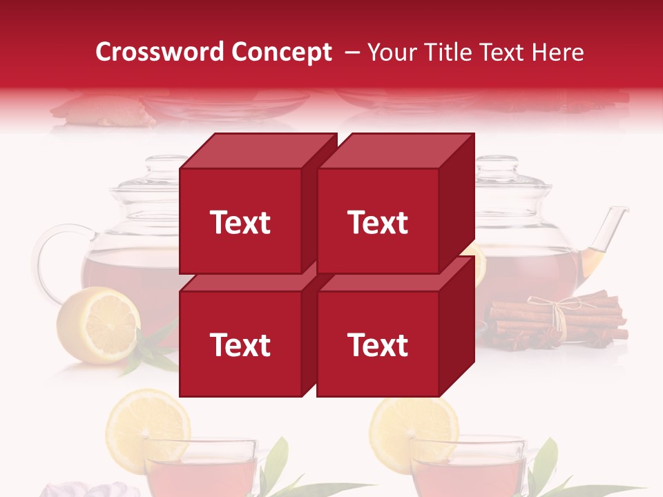 Orange Teapot Backgrounds PowerPoint Template