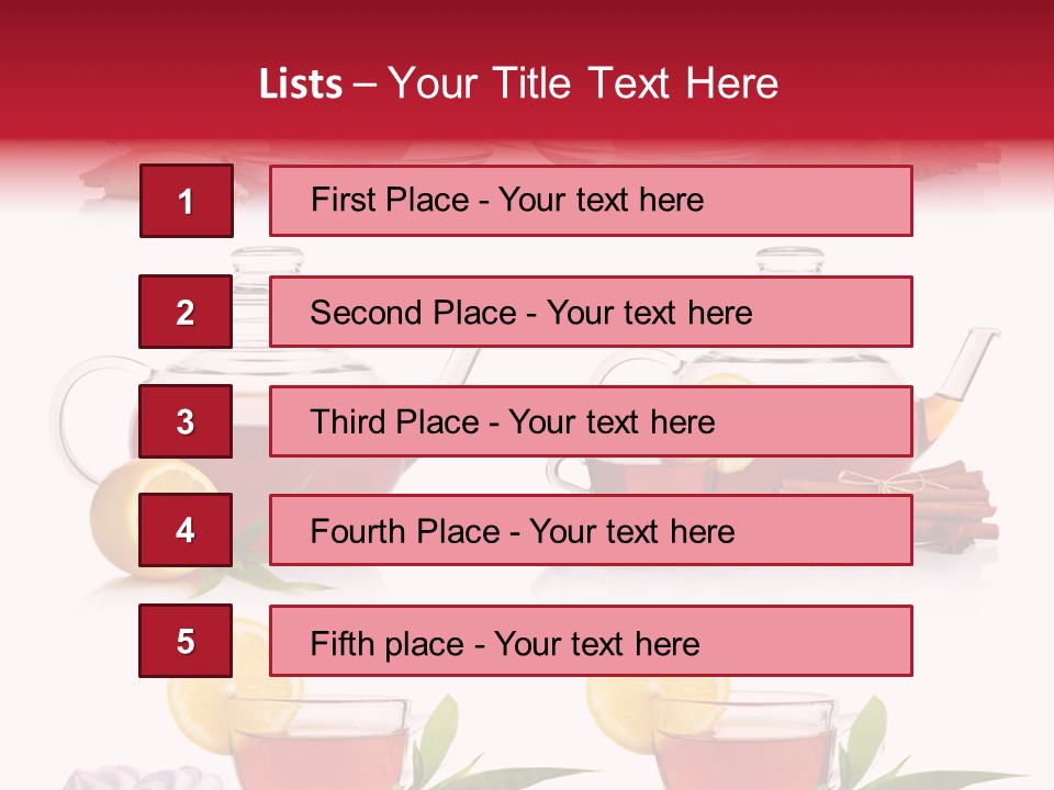 Orange Teapot Backgrounds PowerPoint Template