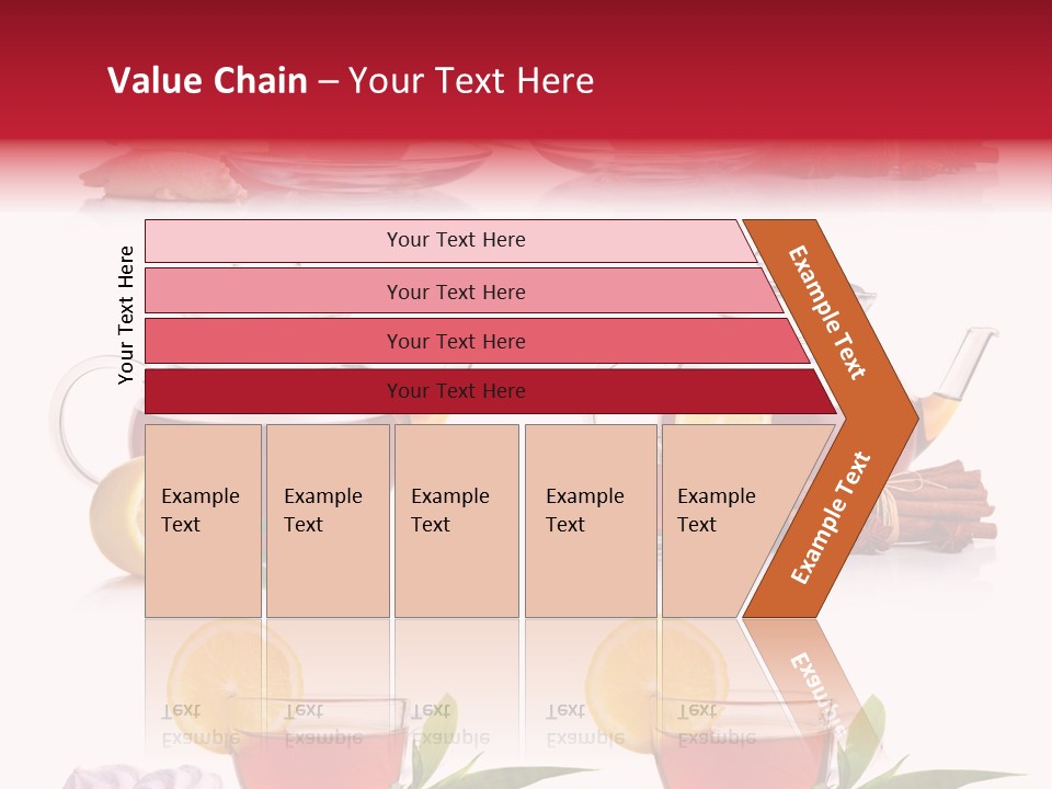 Orange Teapot Backgrounds PowerPoint Template