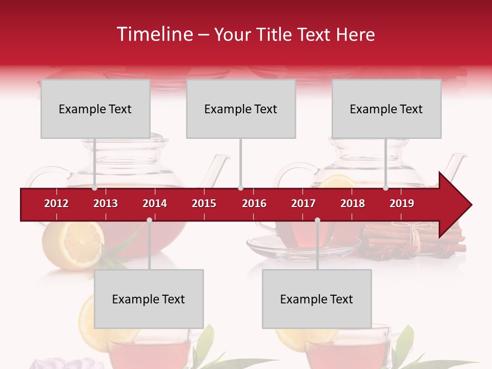 Orange Teapot Backgrounds PowerPoint Template