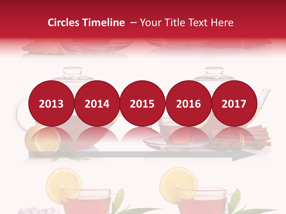 Orange Teapot Backgrounds PowerPoint Template