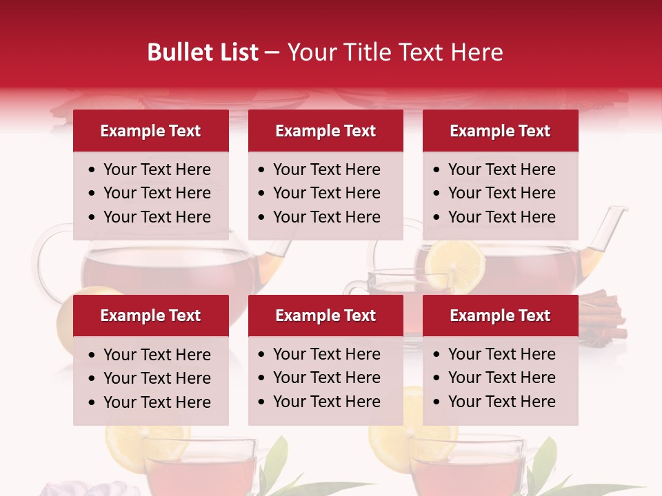 Orange Teapot Backgrounds PowerPoint Template