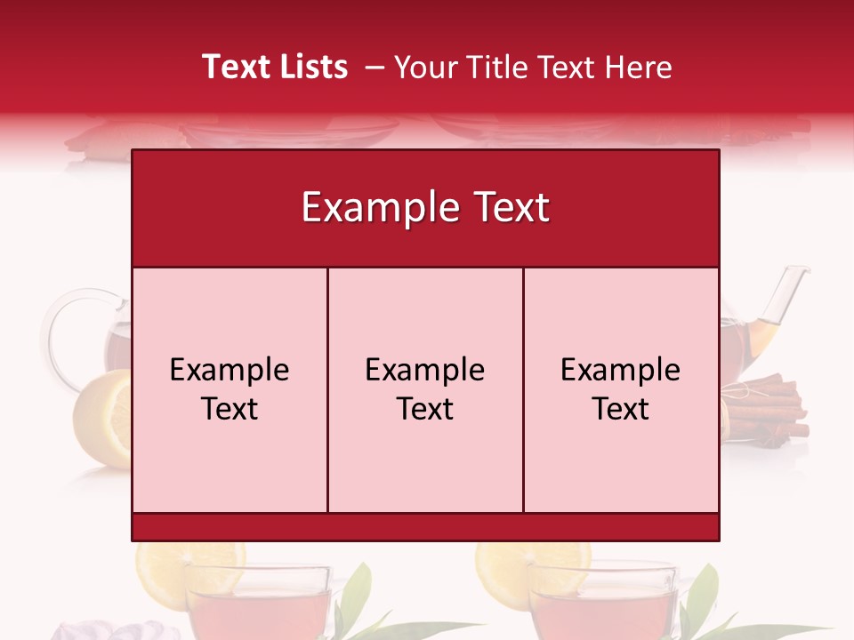 Orange Teapot Backgrounds PowerPoint Template