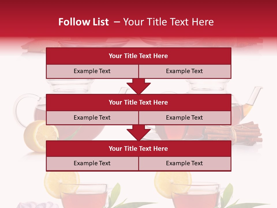 Orange Teapot Backgrounds PowerPoint Template