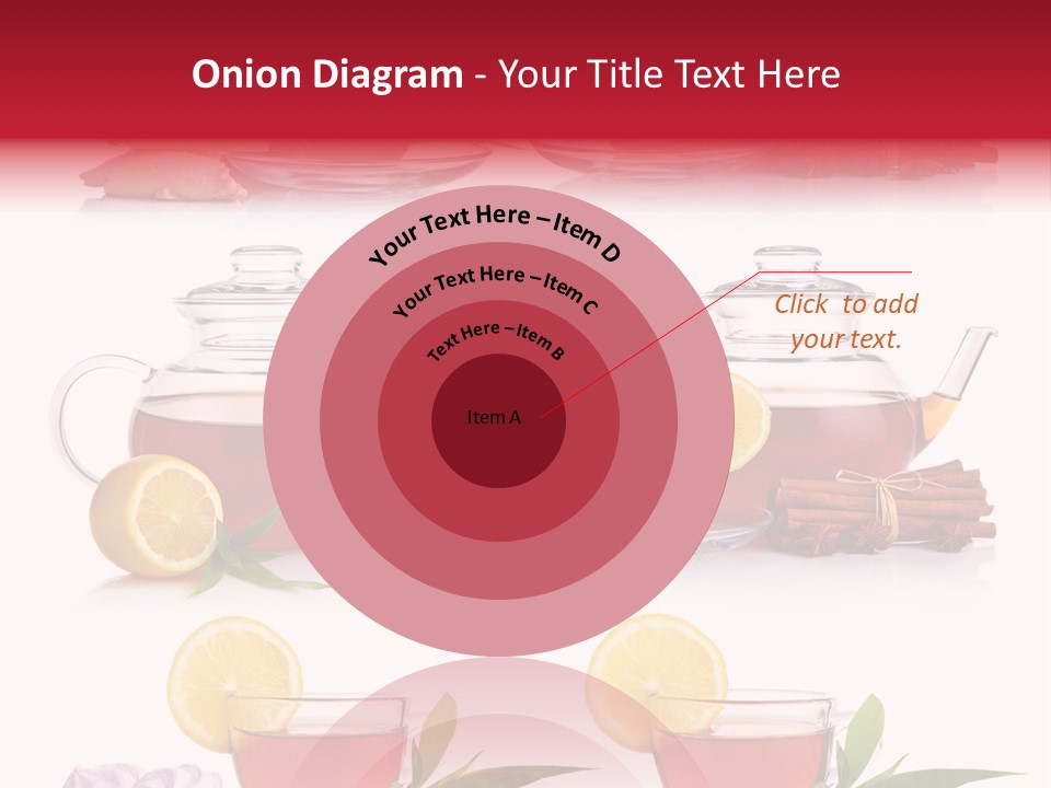 Orange Teapot Backgrounds PowerPoint Template