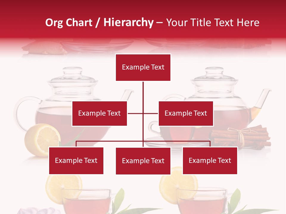 Orange Teapot Backgrounds PowerPoint Template