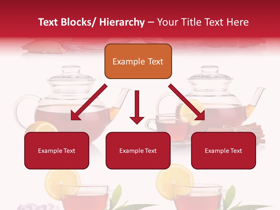 Orange Teapot Backgrounds PowerPoint Template