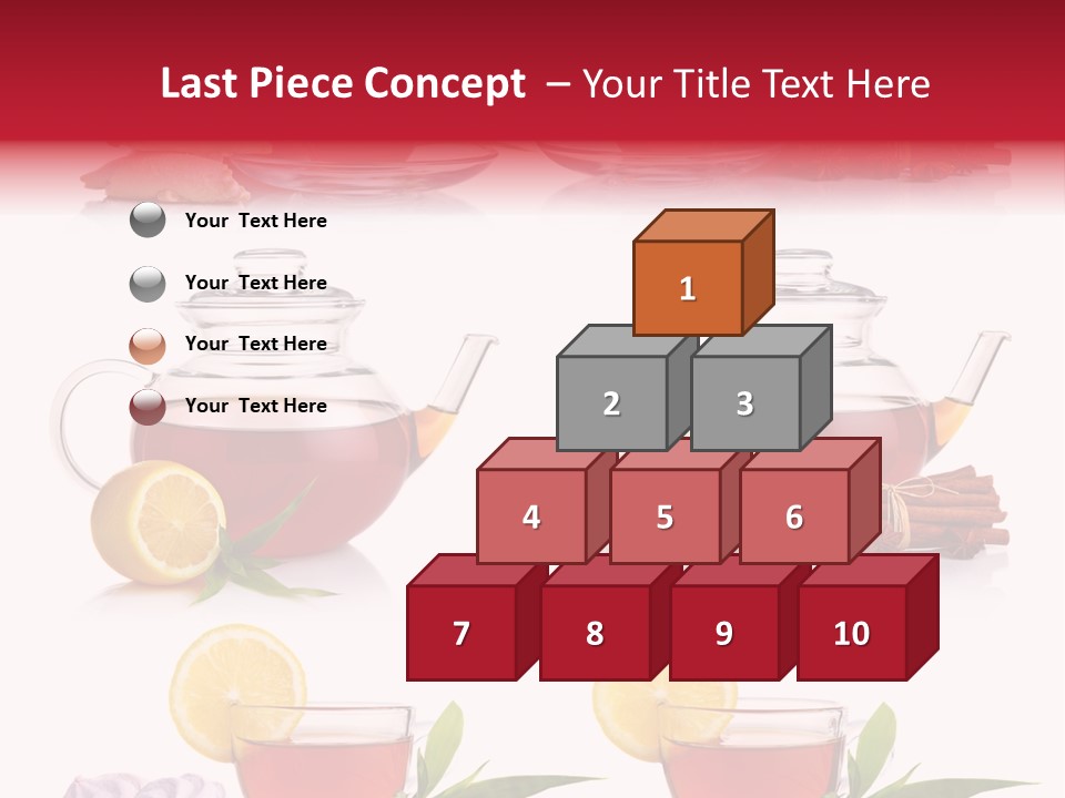 Orange Teapot Backgrounds PowerPoint Template