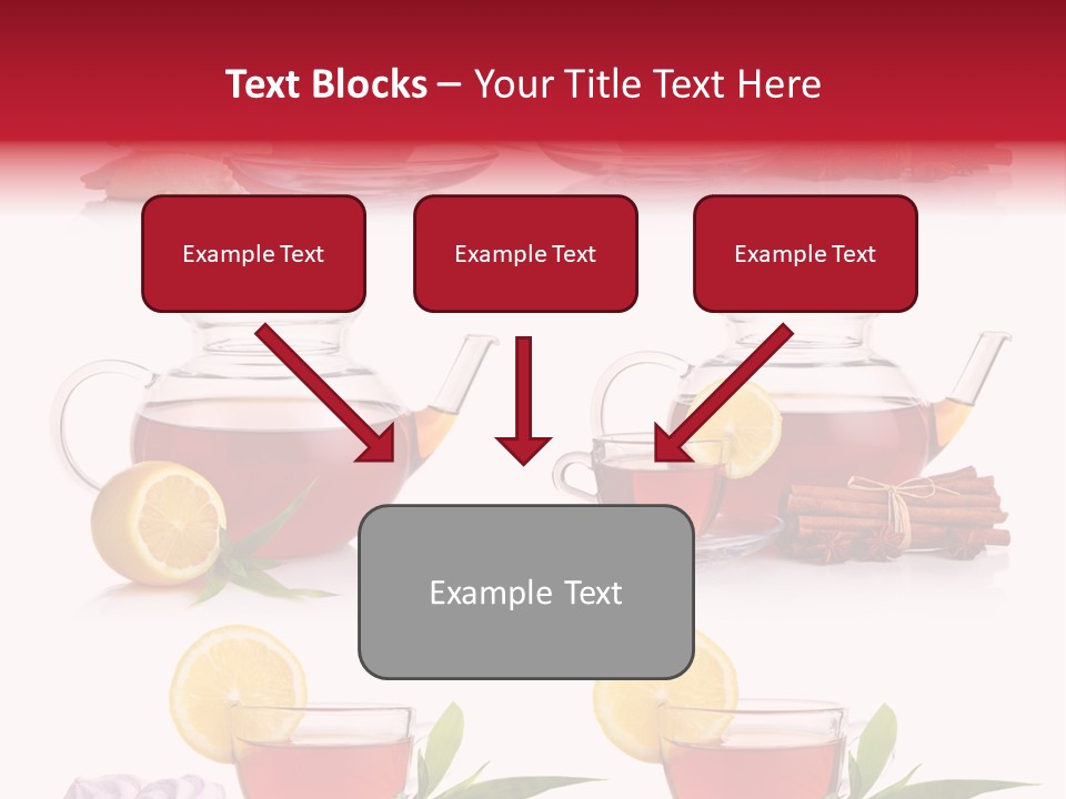 Orange Teapot Backgrounds PowerPoint Template